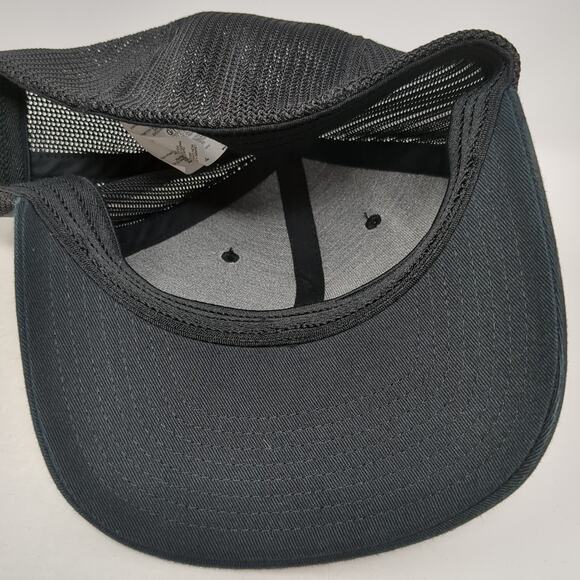 Tree Flag Fitted Mesh Back Trucker Hat Black XL Outdoor Columbia - Picture 7 of 9
